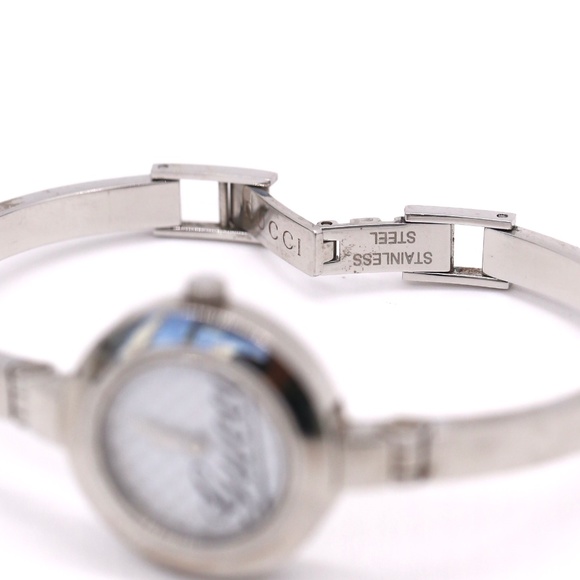 Gucci Ladies 24mm White Face Stainless Watch